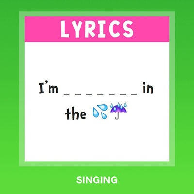  Singing 