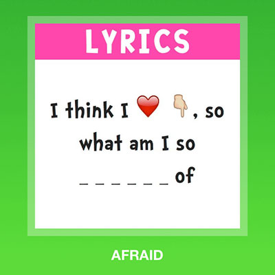 Afraid 